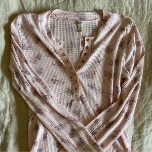 Free people thermal Henley